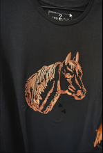 Load image into Gallery viewer, 2 Fly Copper Mane Sequin Tee
