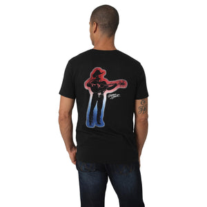Wrangler George Strait Blk Tee 112328846