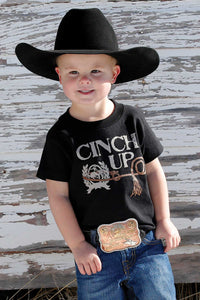 Cinch Infant Black SS Tee "Cinch Up" & Logo MTT7672043