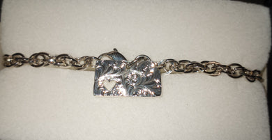 Montana Silversmiths Kansas Charm On Rope Chain Bracelet BC3387KS