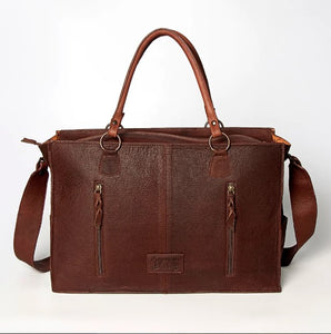 American Darling Saddle Blanket & Tooled Lg Tote ADBGZ200D