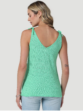 Load image into Gallery viewer, Wrangler Green Knit Tank 112330069