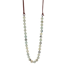 Load image into Gallery viewer, Attitude Jewelry White Marble Strand Necklace