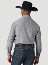 Load image into Gallery viewer, Wrangler Men&#39;s Gray Chambray LS 112316691
