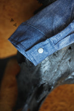 Load image into Gallery viewer, 2 Fly Leather Lux Denim Snap LS