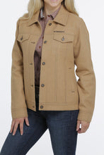 Load image into Gallery viewer, Cinch Women&#39;s Twill Trucker Khaki Jacket