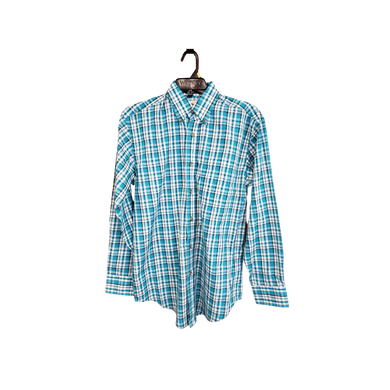 Wrangler Riata LS Button Teal/Wht Plaid 112326411