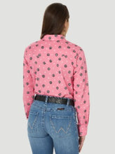Load image into Gallery viewer, Wrangler Women&#39;s Essential Tough Enough To Wear Pink LS Shirt LTP524K