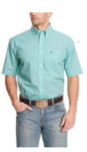 Load image into Gallery viewer, Wrangler Relaxed Fit Mens Turq S/S Shirt 112327770