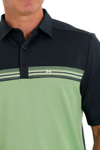 Load image into Gallery viewer, Cinch Nvy/Grn Polo S/S MTK1872001