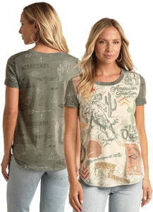 Panhandle Relaxed Fit Poster Tee WLWT21RZIS