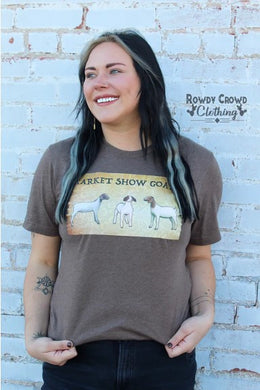Rowdy Crowd Market Show Goat Tee