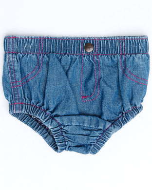 Wrangler Pink Stitched Diaper Cover