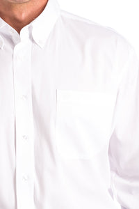 Cinch Men's LS Solid White Classic Fit Button MT10320020